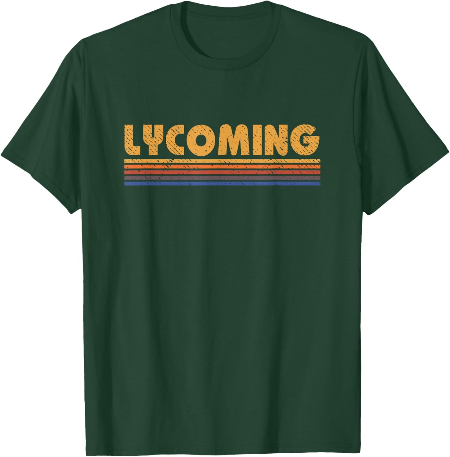 Lycoming Vintage 80s Retro Style T-Shirt - T-Shirt | Forest
