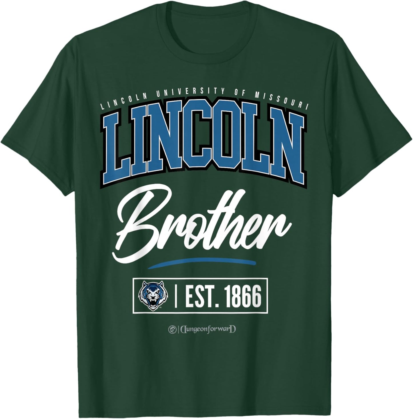 Lincoln University (MO) - LU-MO HBCU Brother T-Shirt - T-Shirt | Forest