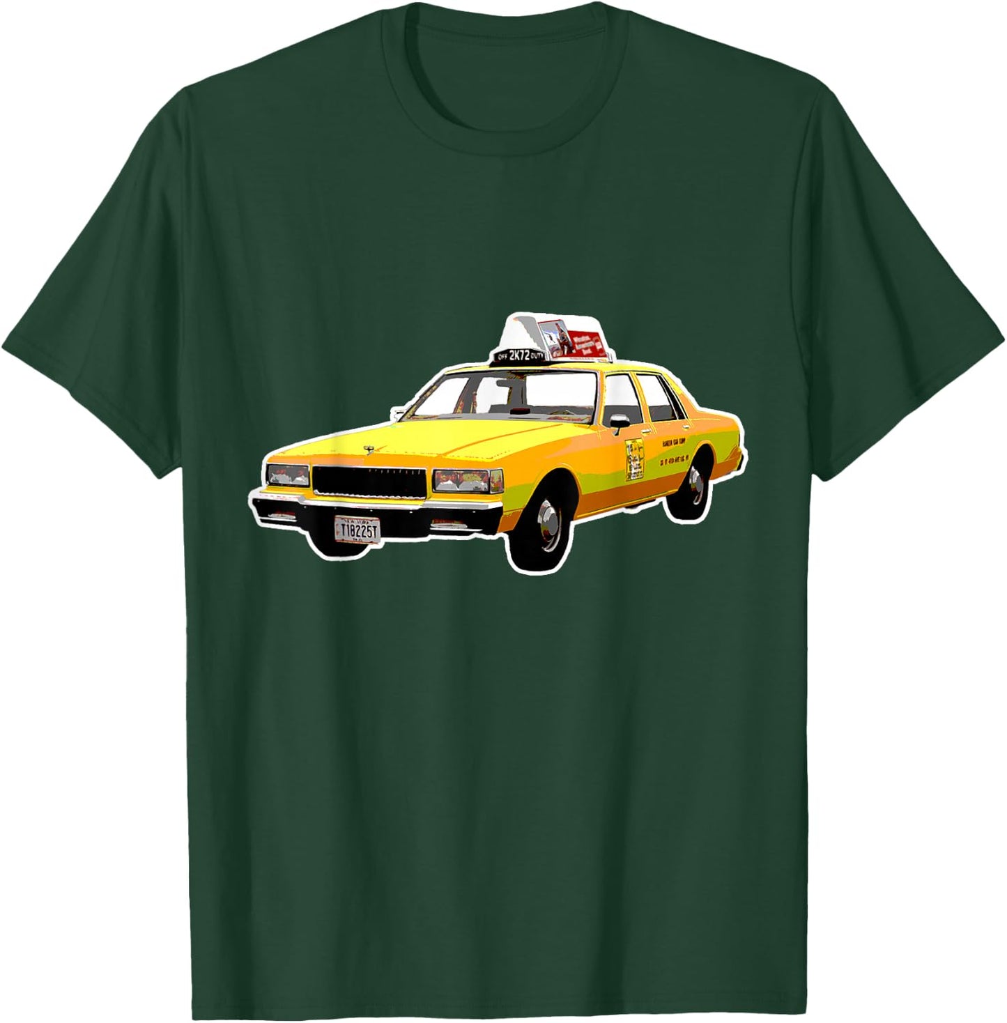 NYC Yellow Old School Taxi Cab Driver Retro New York City T-Shirt - T-Shirt | Forest