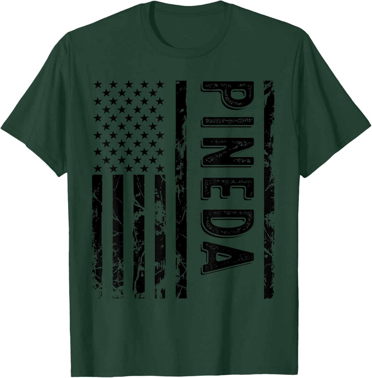 Pineda Last Name Funny Surname Team Pineda Family Reunion T-Shirt - T-Shirt | Forest