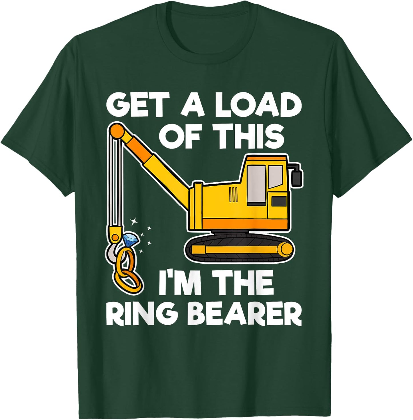 Get A Load Of This I'm The Ring Bearer Wedding Gift T-Shirt - T-Shirt | Forest