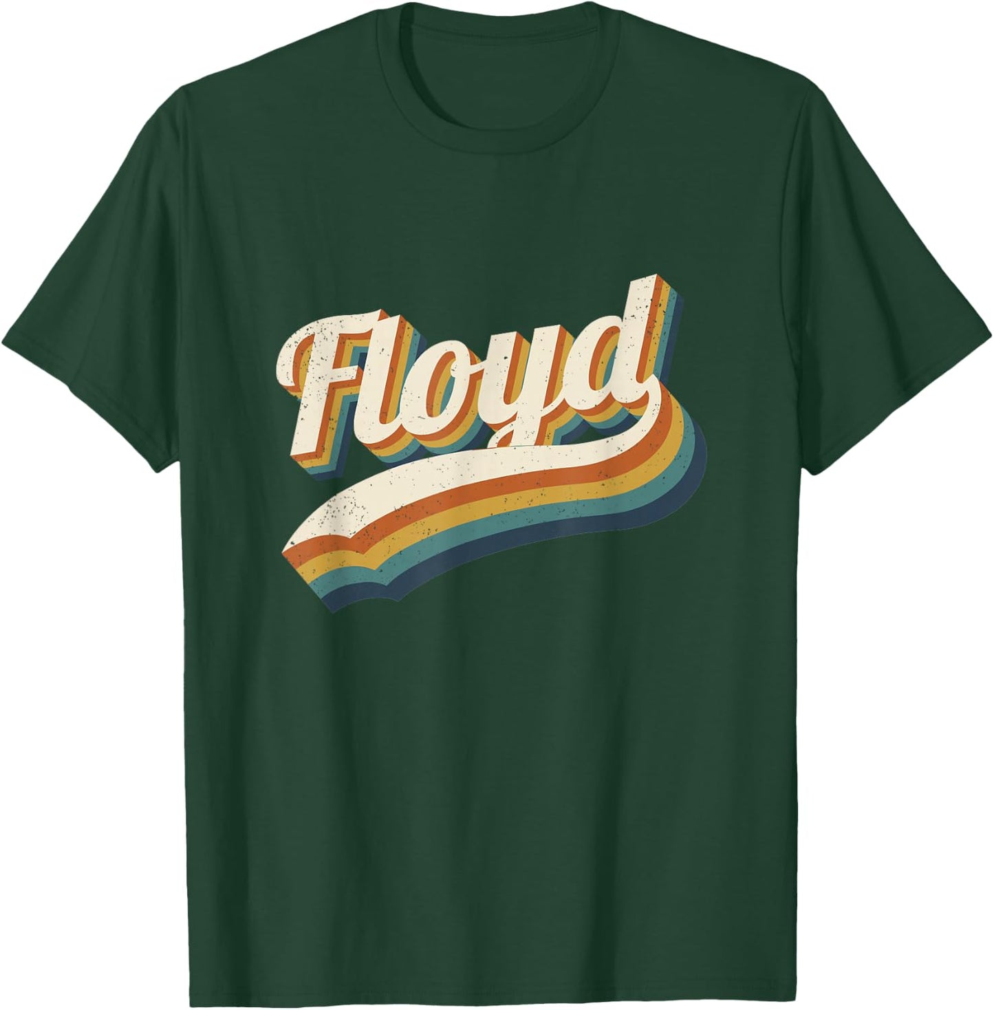 Vintage Floyd Personalized Name Floyd T-Shirt - T-Shirt | Forest