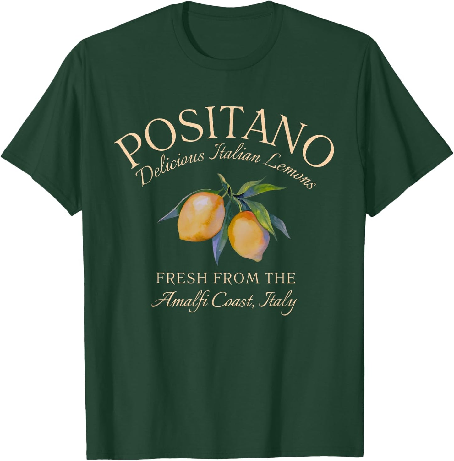 Positano Delicious Italian Lemons Fresh from Italy T-Shirt - T-Shirt | Forest
