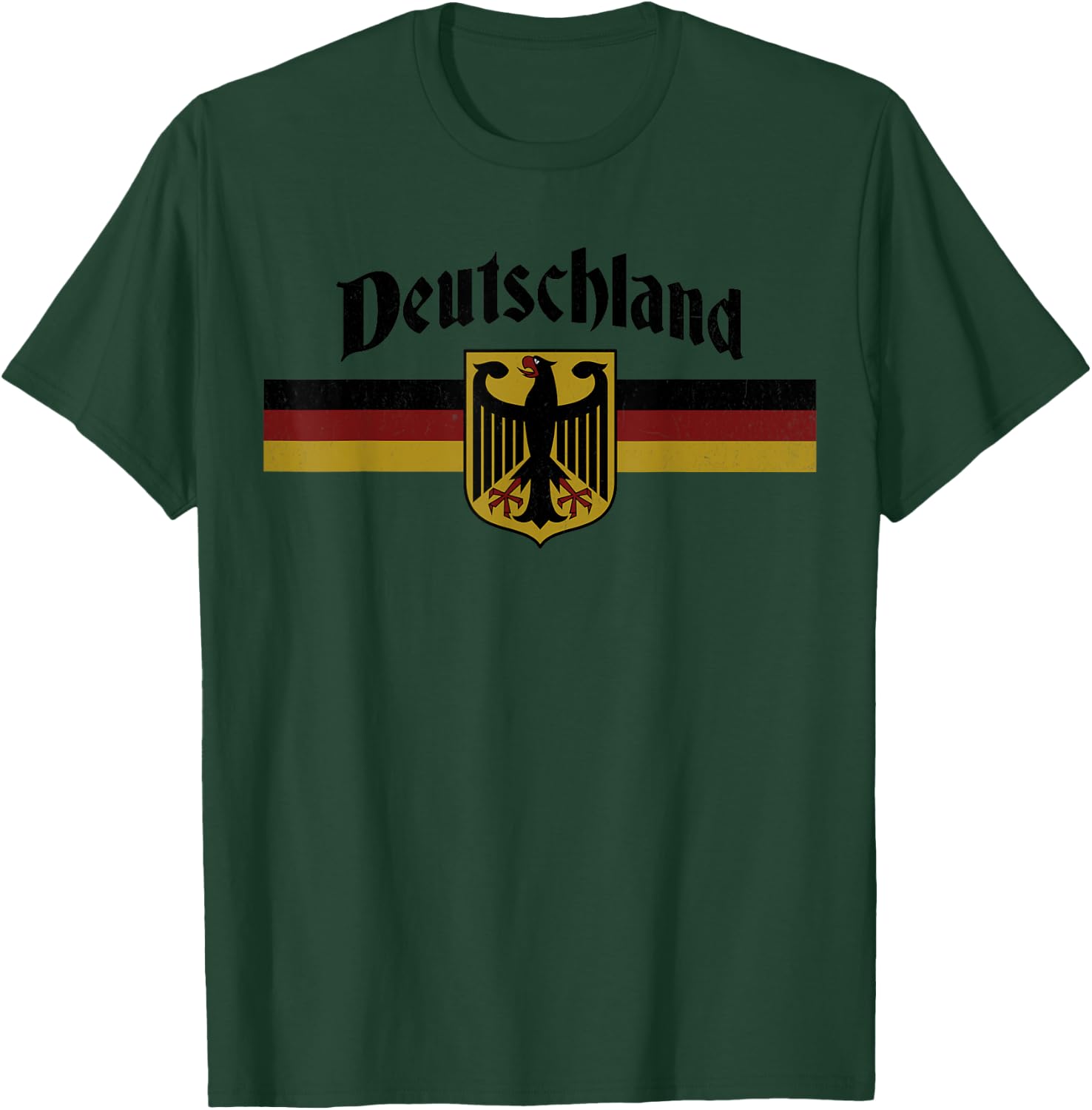 Oktoberfest Deutschland Germany Coat of Arms Eagle Banner T-Shirt - T-Shirt | Forest