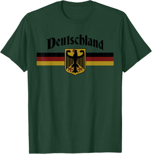 Oktoberfest Deutschland Germany Coat of Arms Eagle Banner T-Shirt - T-Shirt | Forest