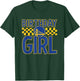 NBA Golden State Warriors Birthday Girl Checkered Logo T-Shirt - T-Shirt | Forest