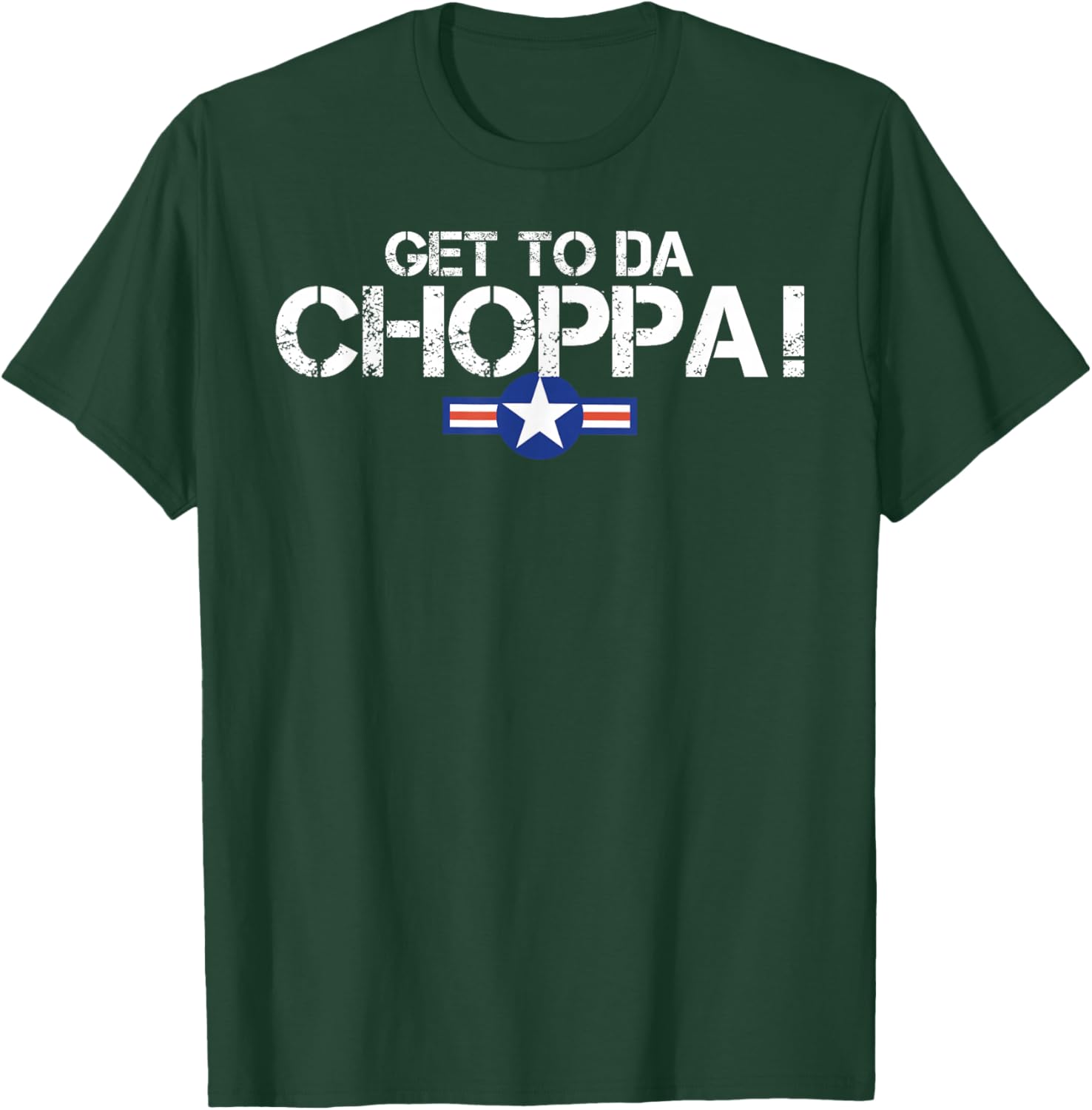 Retro Get to da Choppa Shirt 80s Movie Nostalgia T-Shirt - T-Shirt | Forest