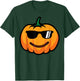 Halloween Pumpkin Smile Face Sunglasses Costume Funny T-Shirt - T-Shirt | Forest