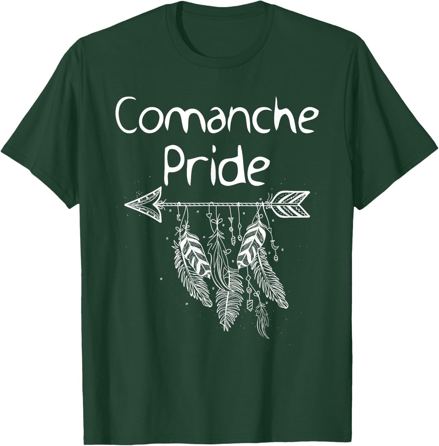 Comanche Pride Native American Nice Gift Men Women Kids T-Shirt - T-Shirt | Forest