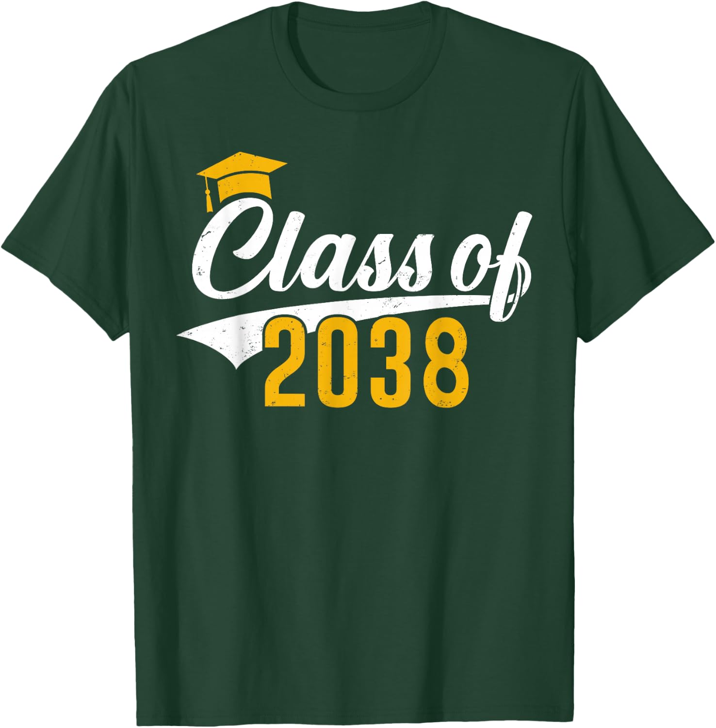 Class of 2038 Grow With Me Kindergarten K-12 Class of 2038 T-Shirt - T-Shirt | Forest