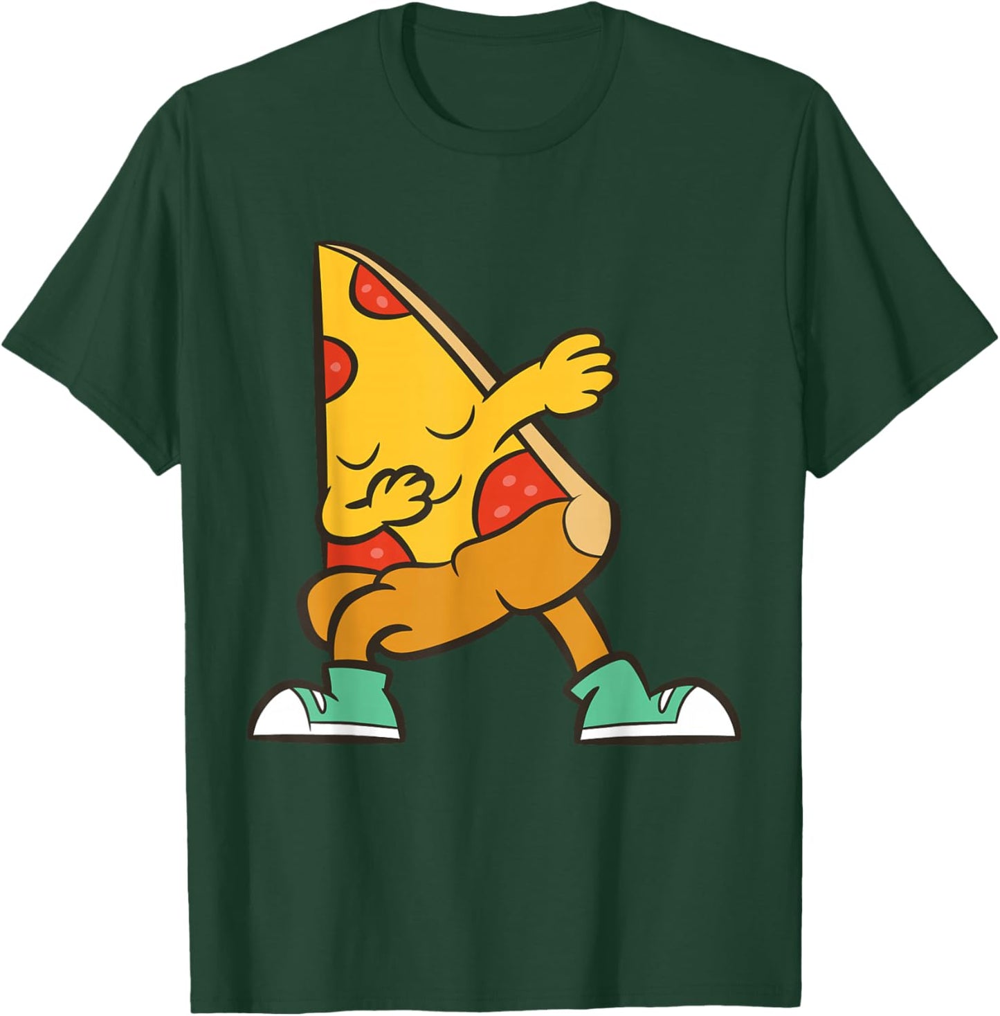 Dabbing Pizza Slice Cute Dabbing Pizza T-Shirt - T-Shirt | Forest