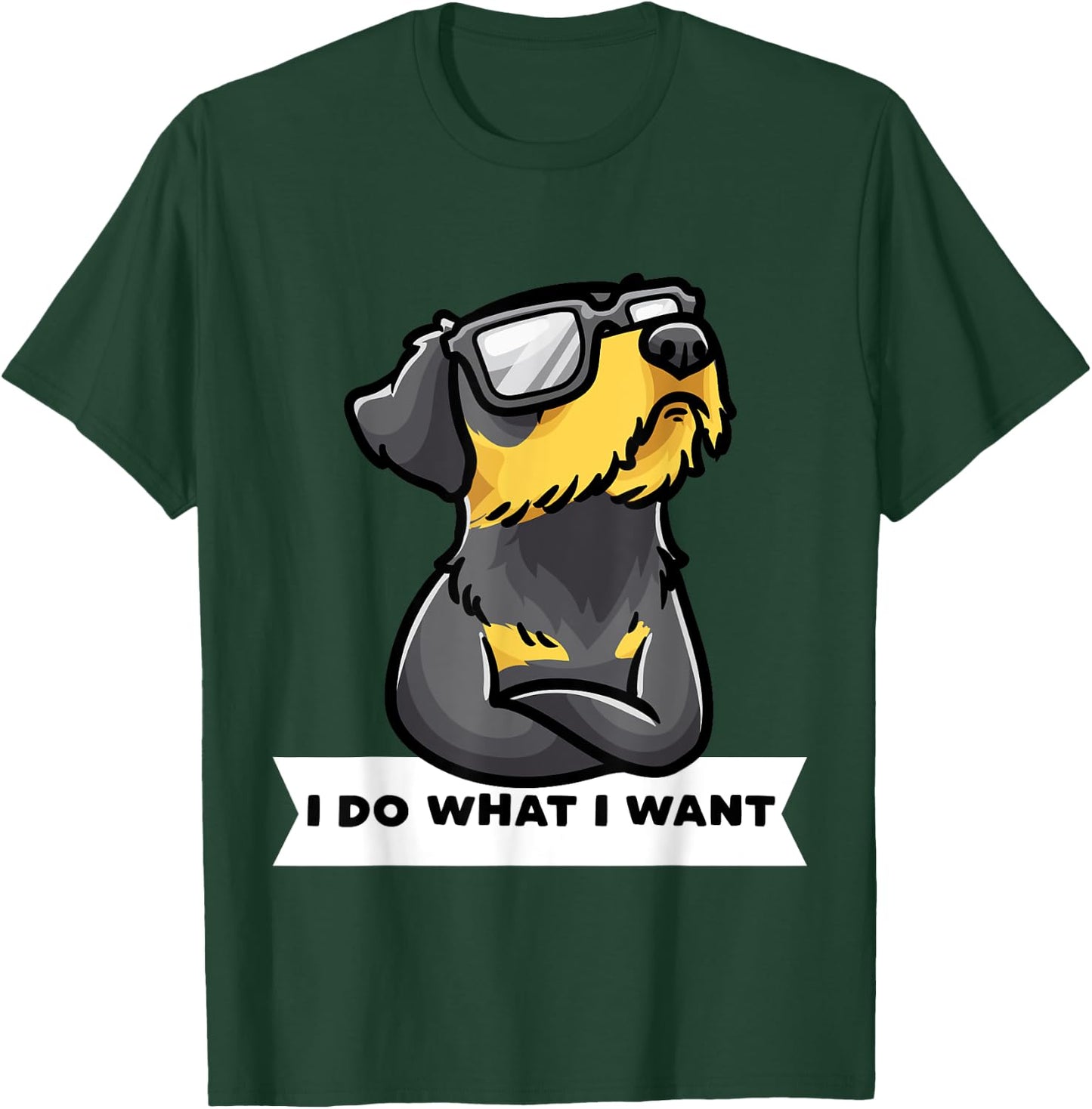 Stubborn Jagdterrier Dog Lover I Do What I Want Men Women Kids T-Shirt - T-Shirt | Forest