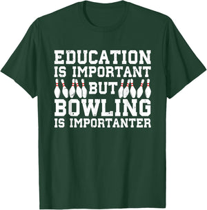 Bowling Art Women Bowling Lover Pin Target Bowlers T-Shirt - T-Shirt | Forest