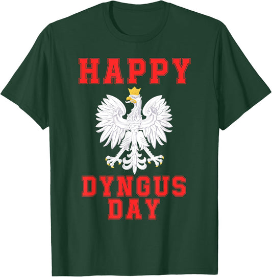 Happy Dyngus Day 2024 Polska Polish White Eagle Dyngus Day T-Shirt - T-Shirt | Forest