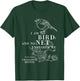 Jane Eyre Charlotte Bronte Quote - "I am no bird" T-Shirt - T-Shirt | Forest