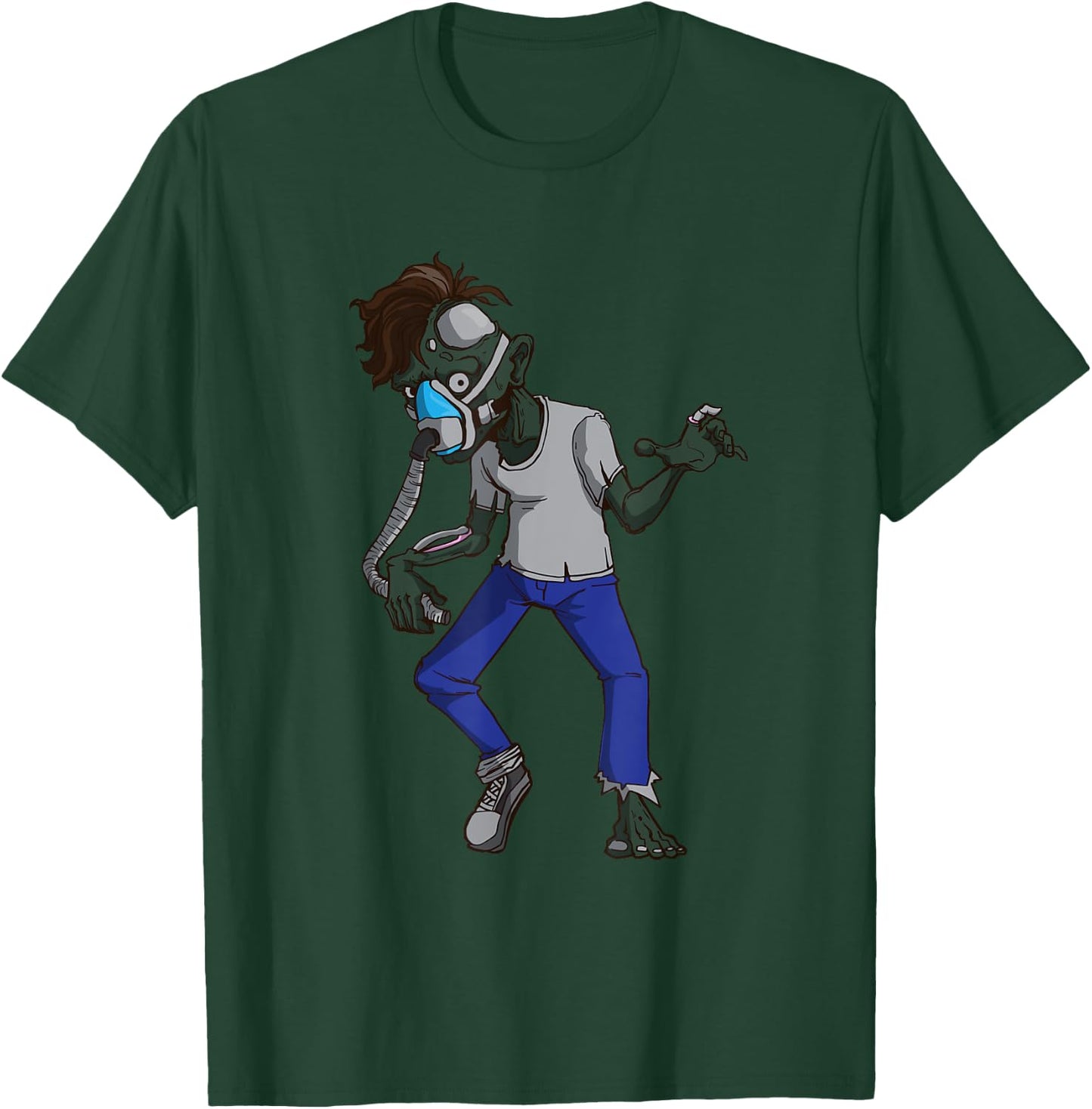 Funny CPAP Zombie Obstructive Sleep Apnea Snoring T-Shirt - T-Shirt | Forest