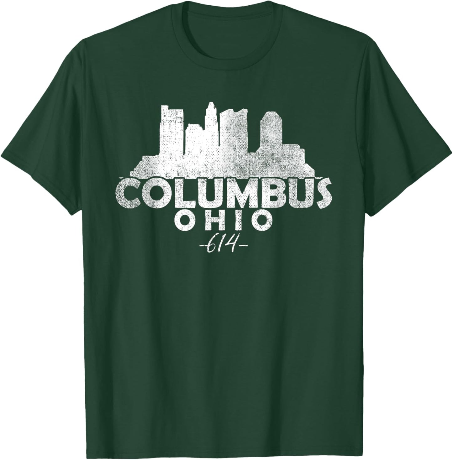 Columbus Ohio OH | skyline T-Shirt - T-Shirt | Forest