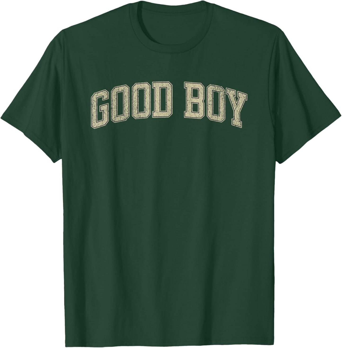 Good Boy Varsity Style Men's Boys' Good Boy T-Shirt - T-Shirt | Forest