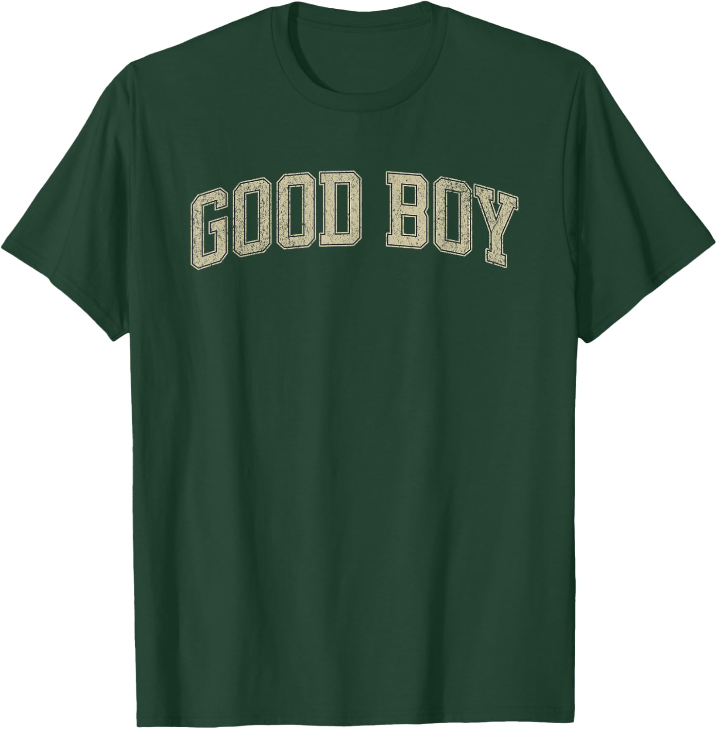 Good Boy Varsity Style Men's Boys' Good Boy T-Shirt - T-Shirt | Forest
