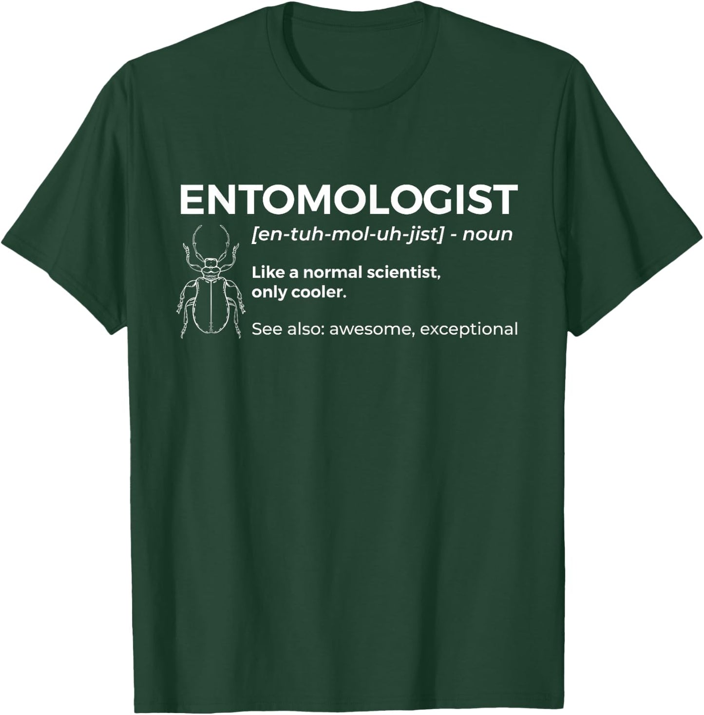 Entomologist Definition - Entomology Insect Collector Small T-Shirt - T-Shirt | Forest