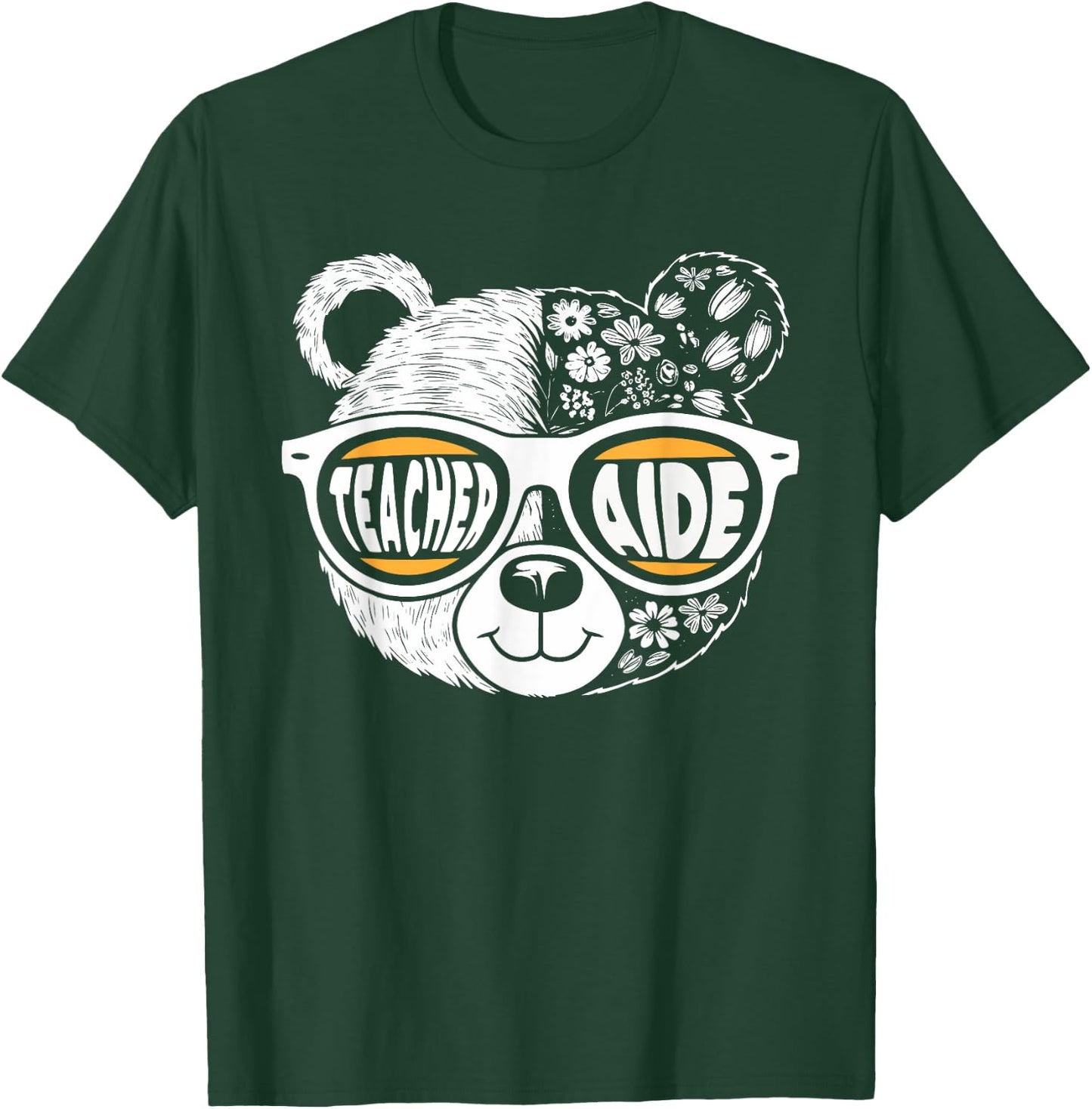Teacher Aide Substitute Teacher Assistant Back to School T-Shirt - T-Shirt | Forest