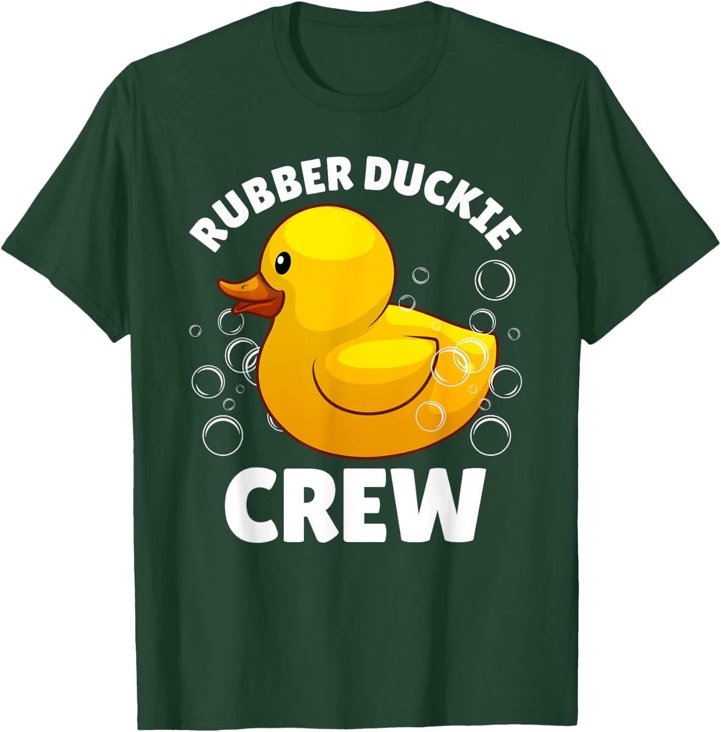Best Rubber Duck Art Women Kids Rubber Duckie Crew T-Shirt - T-Shirt | Forest