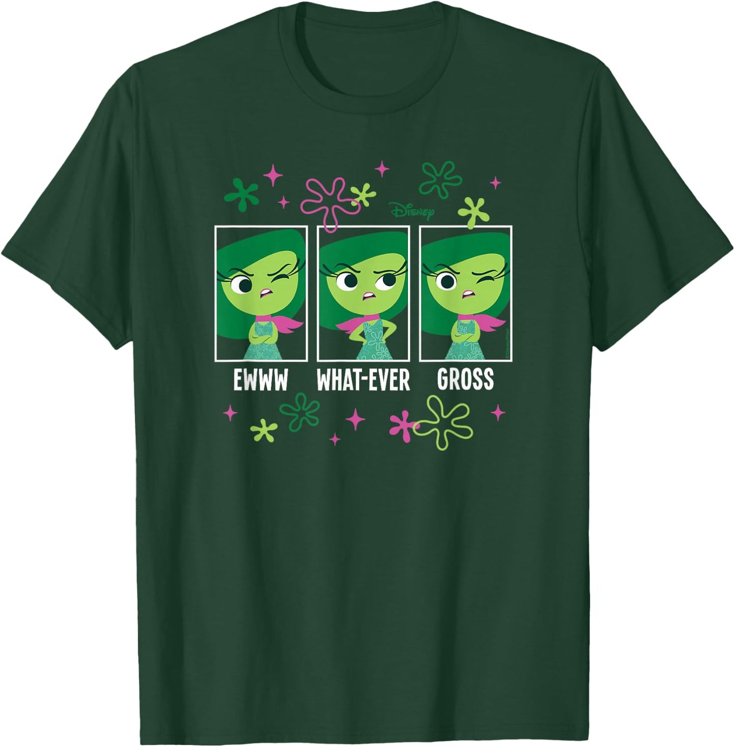 Inside Out - Disgust Moods T-Shirt - T-Shirt | Forest