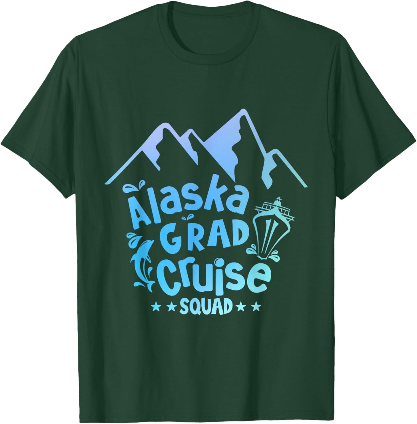 Graduation Cruise 2024 Alaska Senior Grad Alaskan Trip 2024 T-Shirt - T-Shirt | Forest