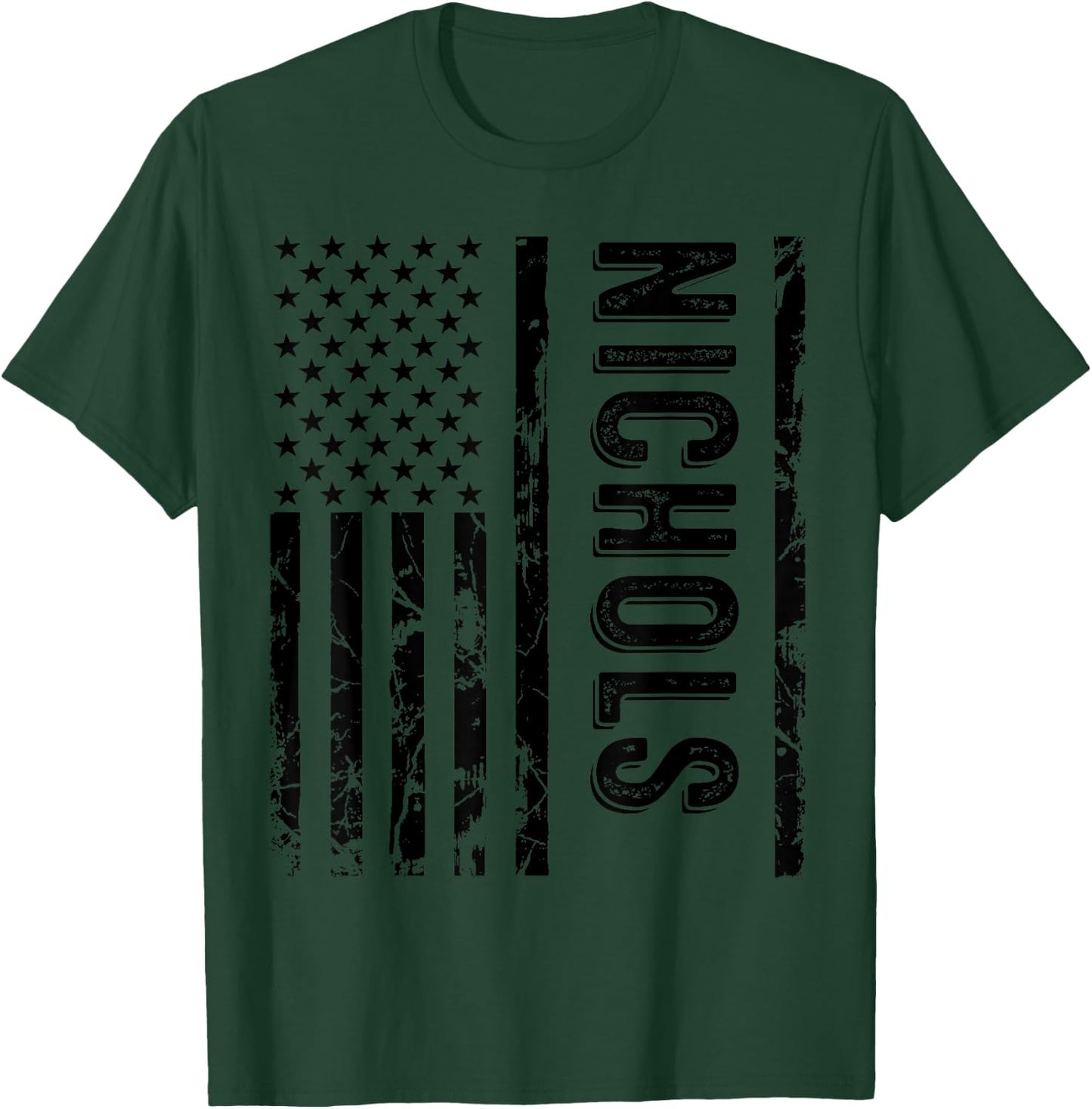 Nichols Last Name Funny Surname Team Nichols Family Reunion T-Shirt - T-Shirt | Forest