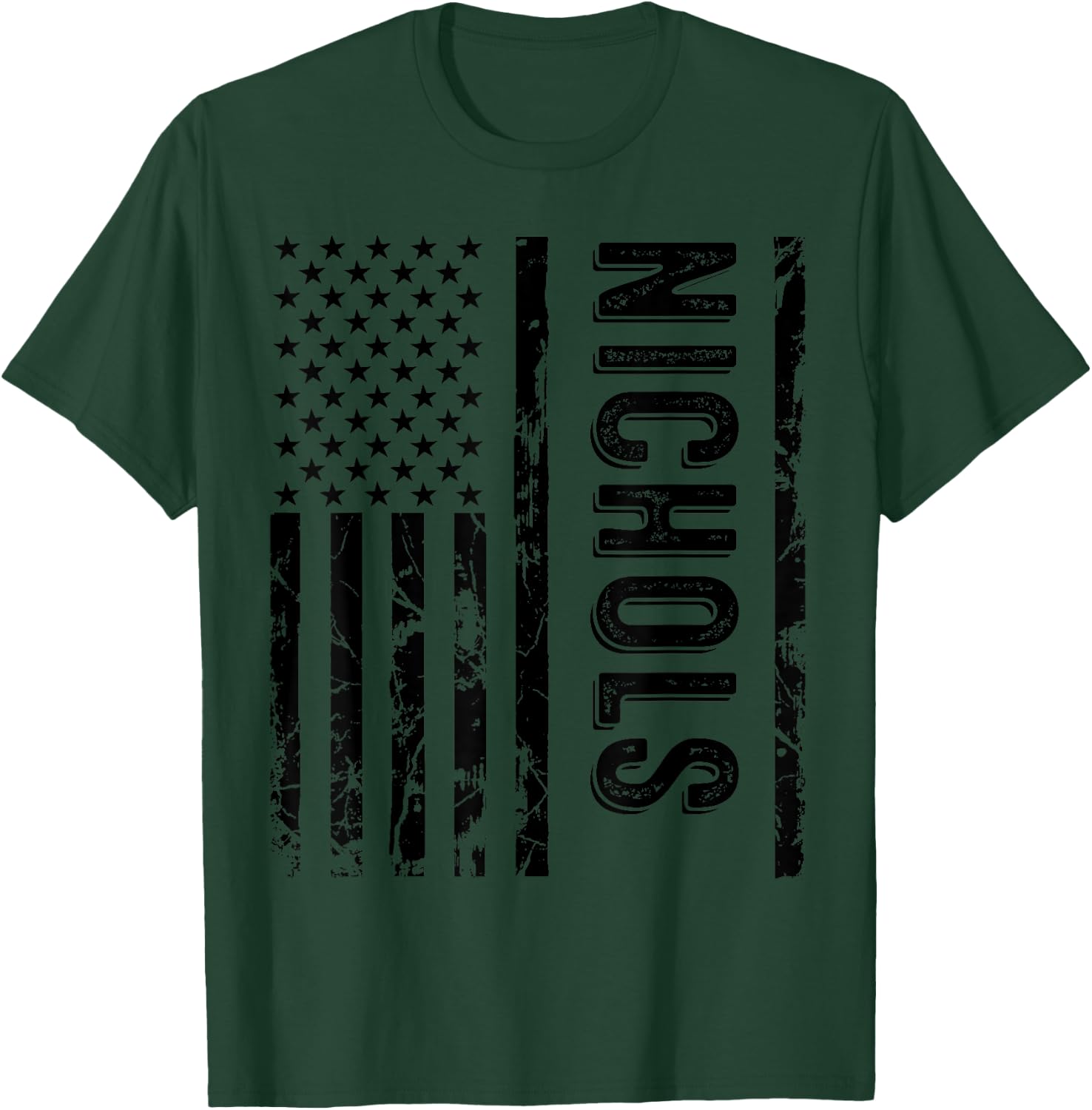 Nichols Last Name Funny Surname Team Nichols Family Reunion T-Shirt - T-Shirt | Forest