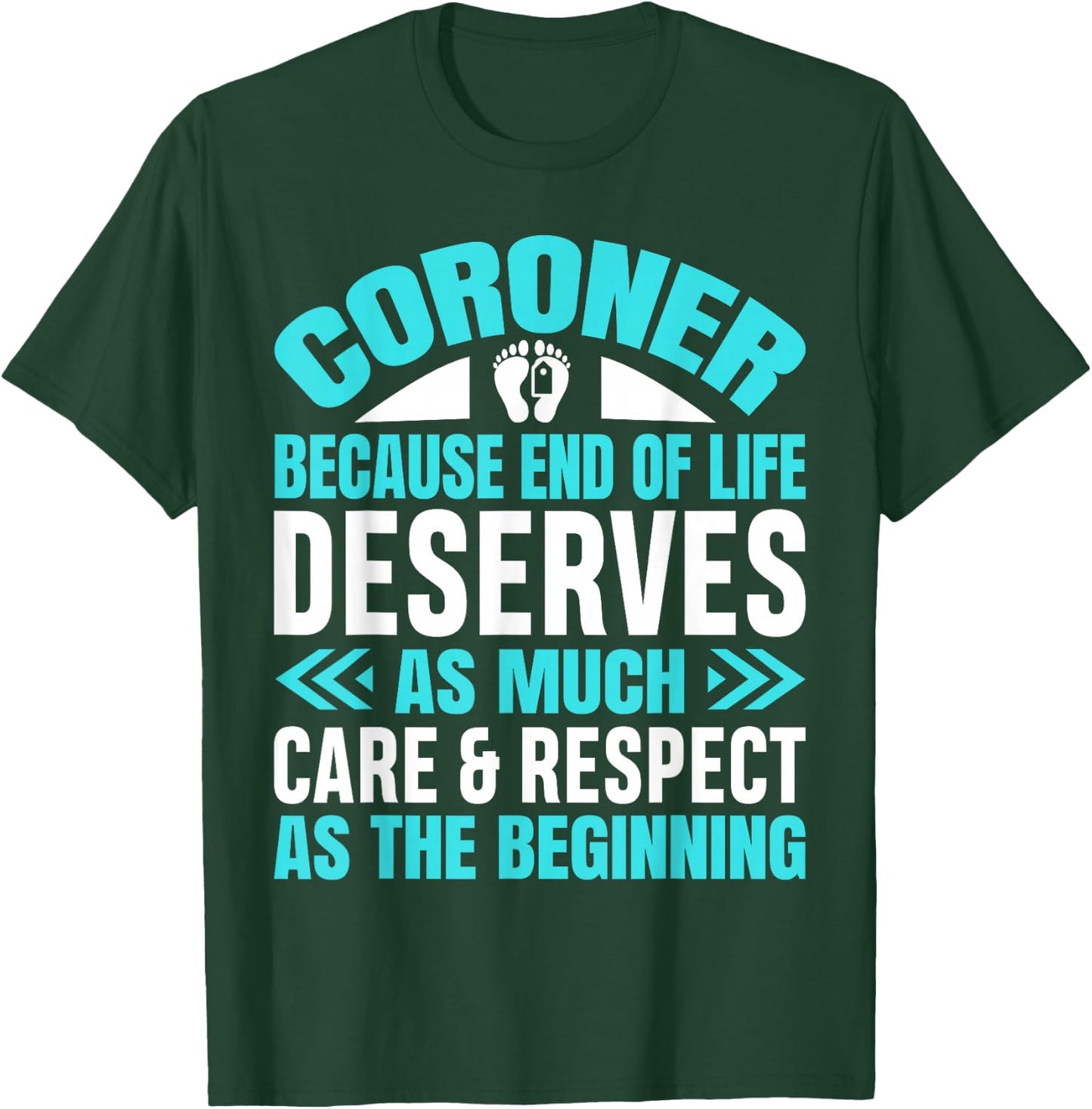 Coroner Forensic Scientist Autopsy Medical Examiner Coroner T-Shirt - T-Shirt | Forest