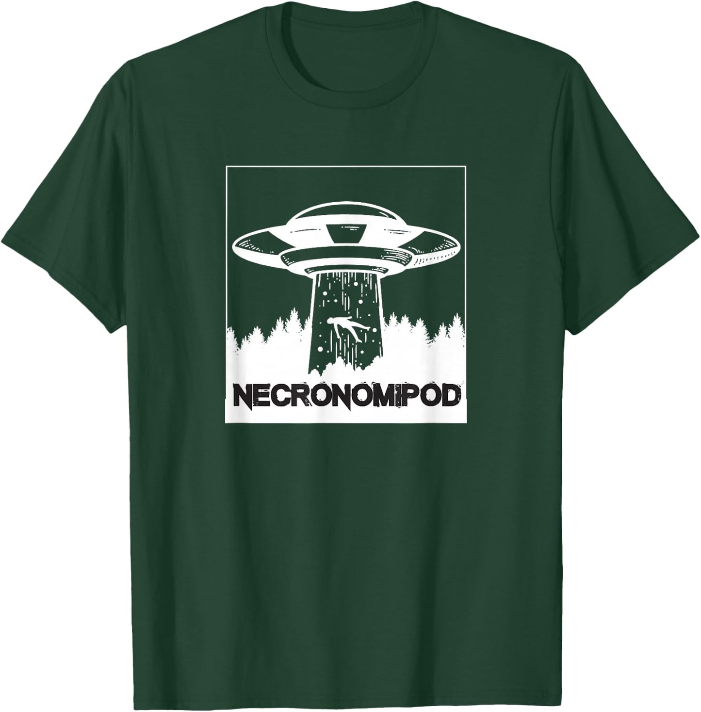 Necronomipod UFO Abduction T-Shirt - T-Shirt | Forest