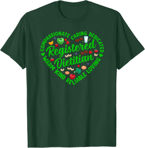 Registered Dietitian Nutritionist Dietary Expert T-Shirt - T-Shirt | Forest