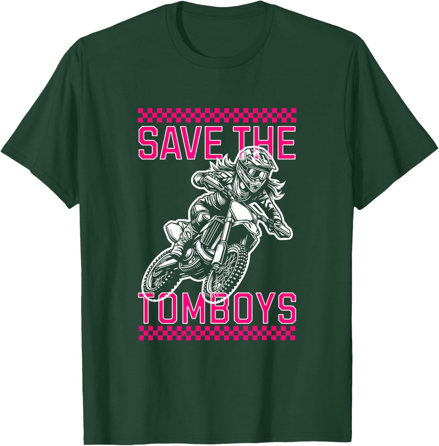 Save The Tomboys T-Shirt - T-Shirt | Forest
