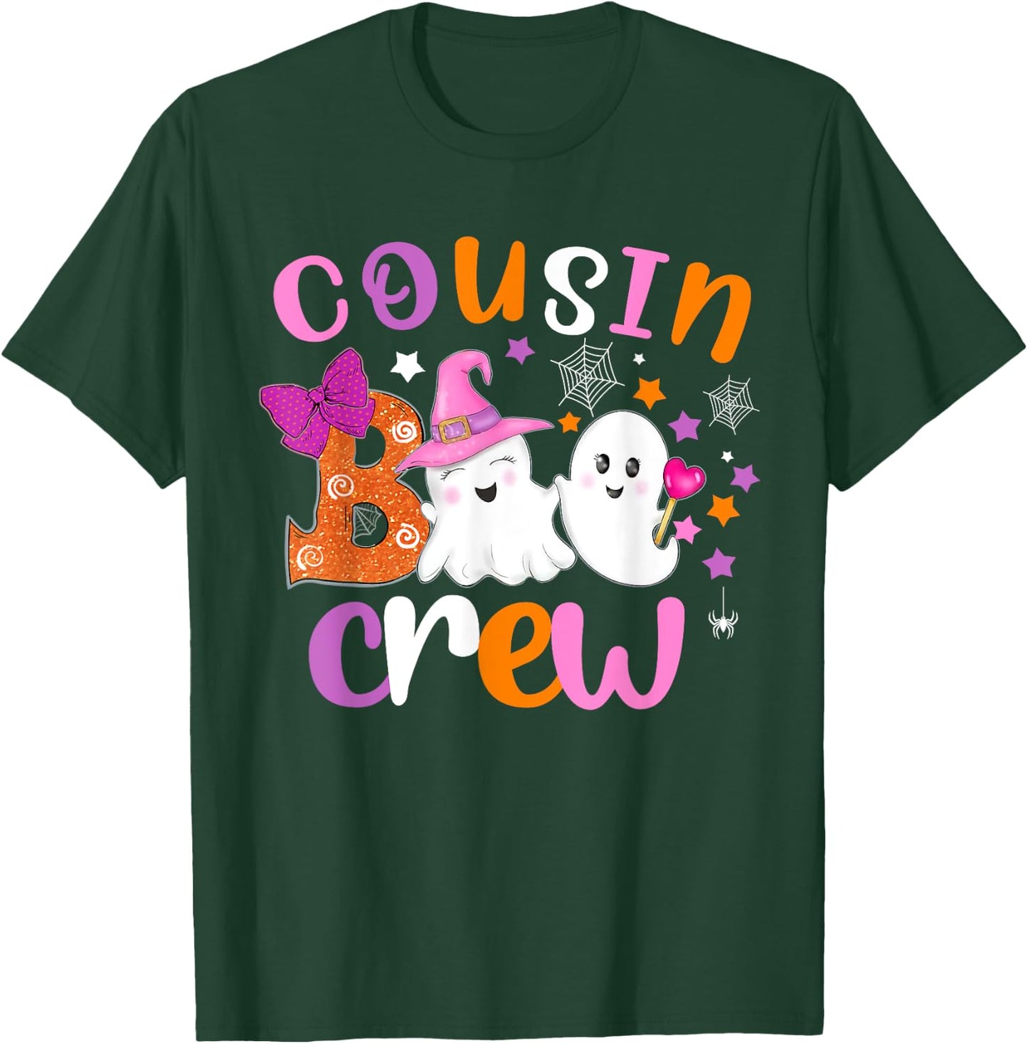 Cousin Boo crew Halloween matching shirts Halloween cousin T-Shirt - T-Shirt | Forest