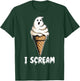 Funny Cute Ice Cream Ghost I Scream Halloween Party Costume T-Shirt - T-Shirt | Forest