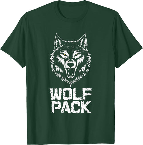 Intimidating Wolf Pack Design