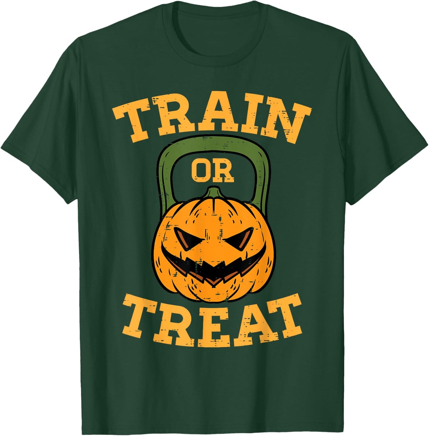 Halloween Gym Train or Treat Workout Costume Men Women Kids T-Shirt - T-Shirt | Forest