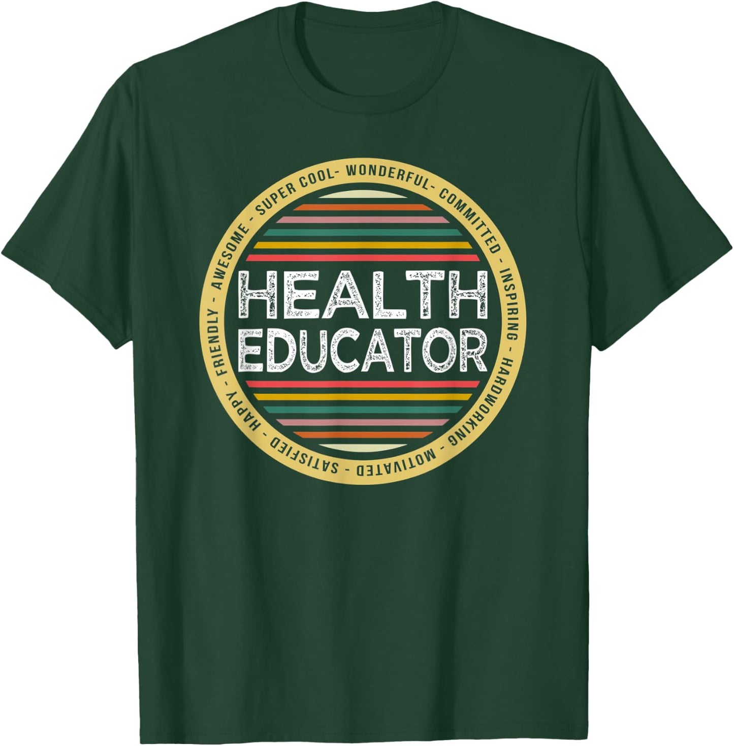 Health Educator Shirt Funny Profession Appreciation T-Shirt - T-Shirt | Forest