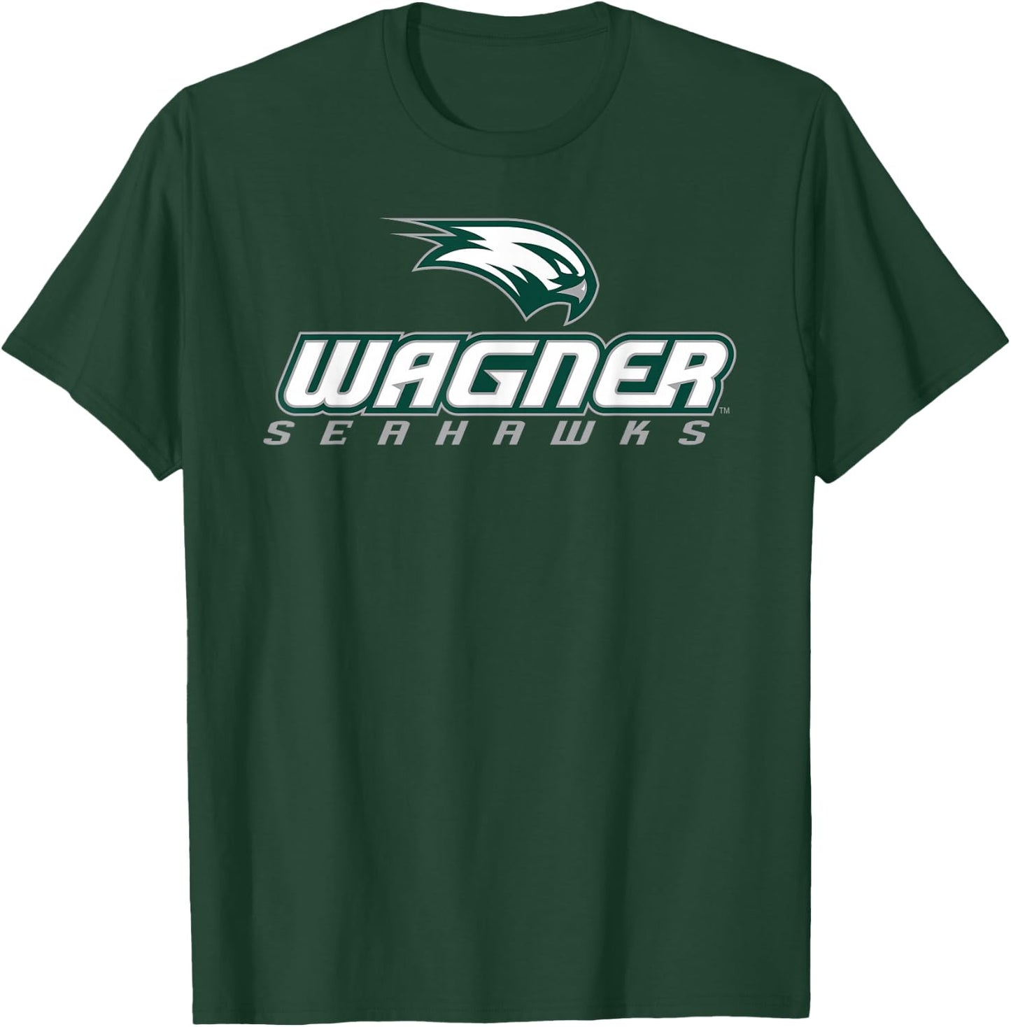 Wagner College Seahawks Athletics Logo T-Shirt - T-Shirt | Forest