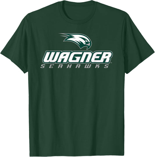 Wagner College Seahawks Athletics Logo T-Shirt - T-Shirt | Forest