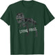 Living Fossil Tyrannosaurus Rex Skeleton T-Rex Funny T-Shirt - T-Shirt | Forest
