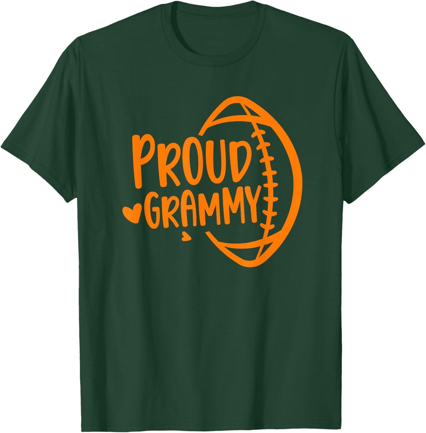 Proud Grammy Of A Football Player Football Grammy Grandma T-Shirt - T-Shirt | Forest