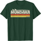 Mundaka Basque Country Spain - Retro Surf Paradise T-Shirt - T-Shirt | Forest