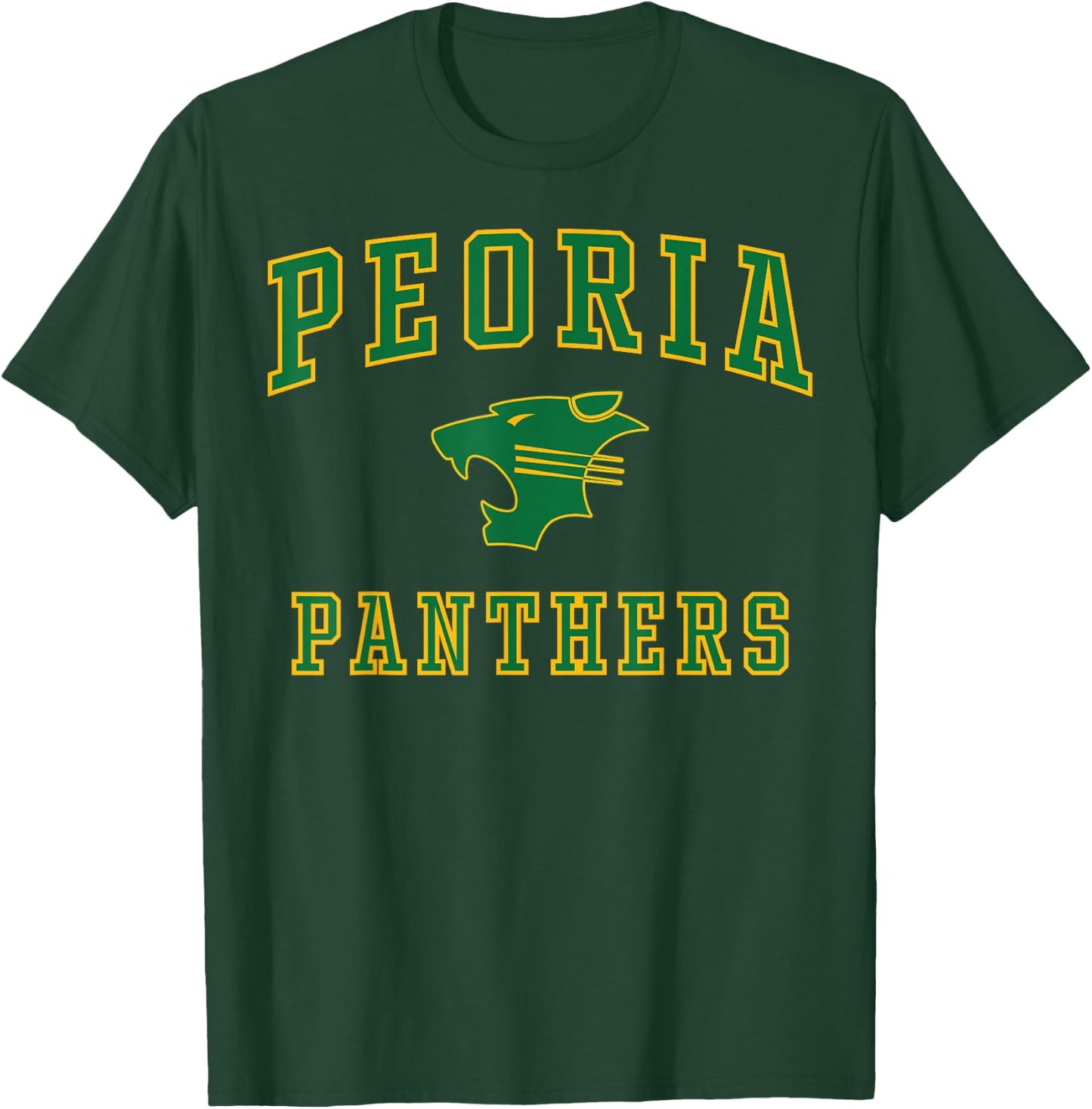 Peoria High School Panthers C1 T-Shirt - T-Shirt | Forest