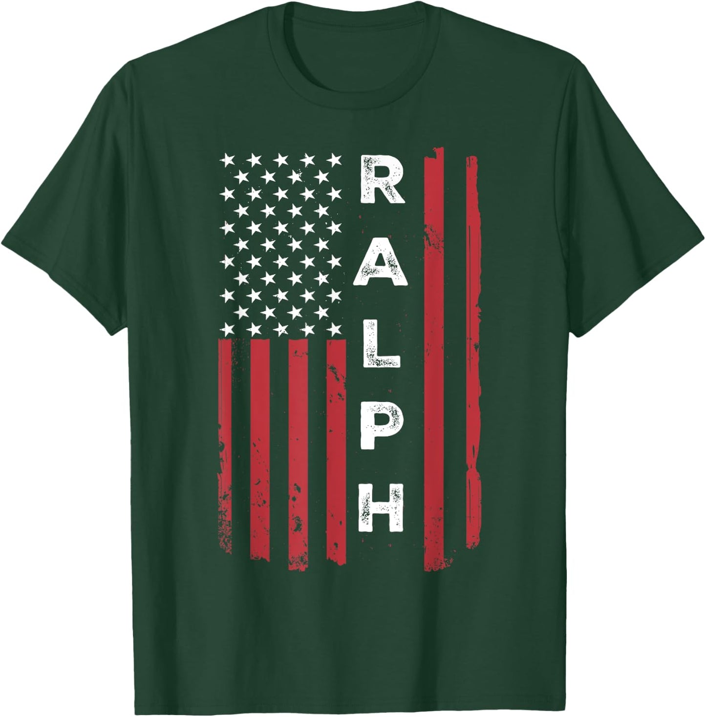 Ralph USA Flag American Flag Patriotic T-Shirt - T-Shirt | Forest