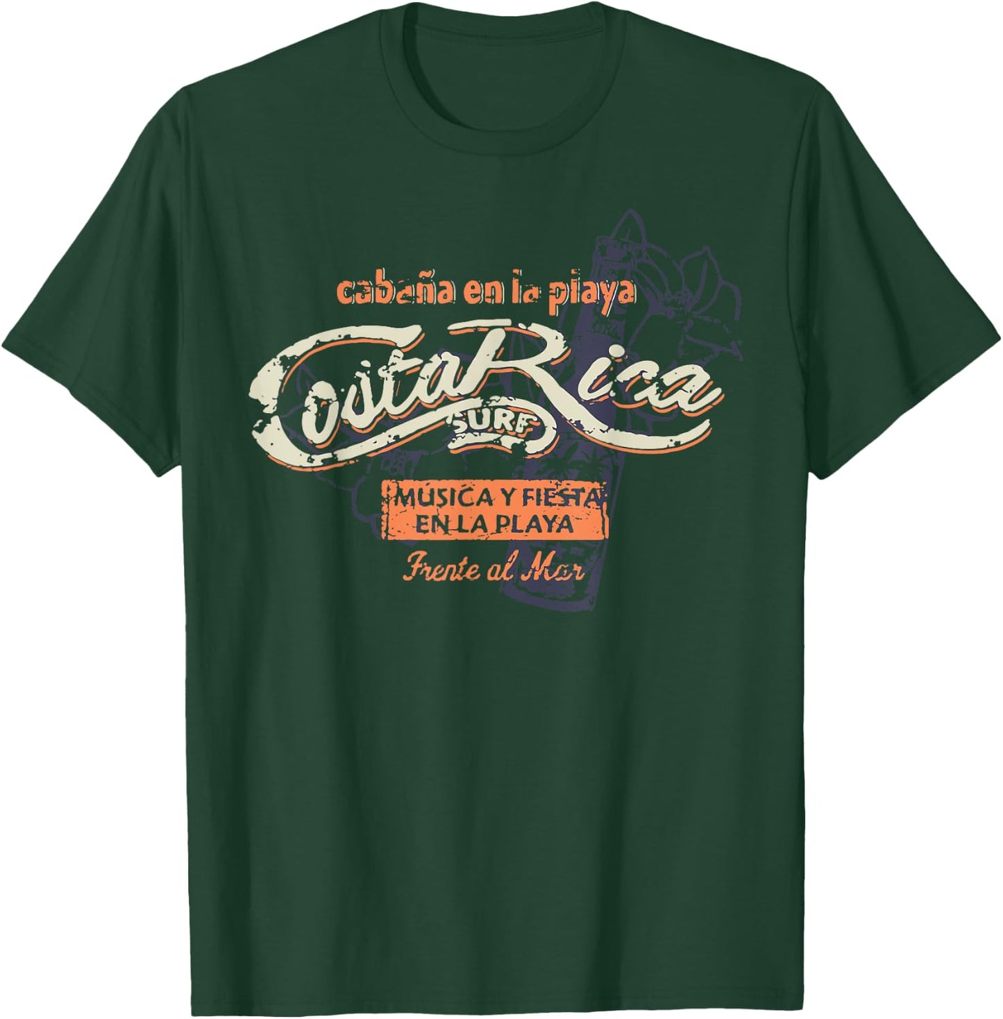 Costa Rica Pura Vida Lifestyle Costa Rican Fun Gift T-Shirt - T-Shirt | Forest