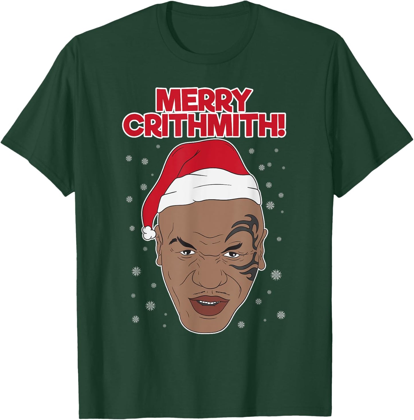 Funny Merry Chrithmith Tyson Merry Christmas T-Shirt - T-Shirt | Forest