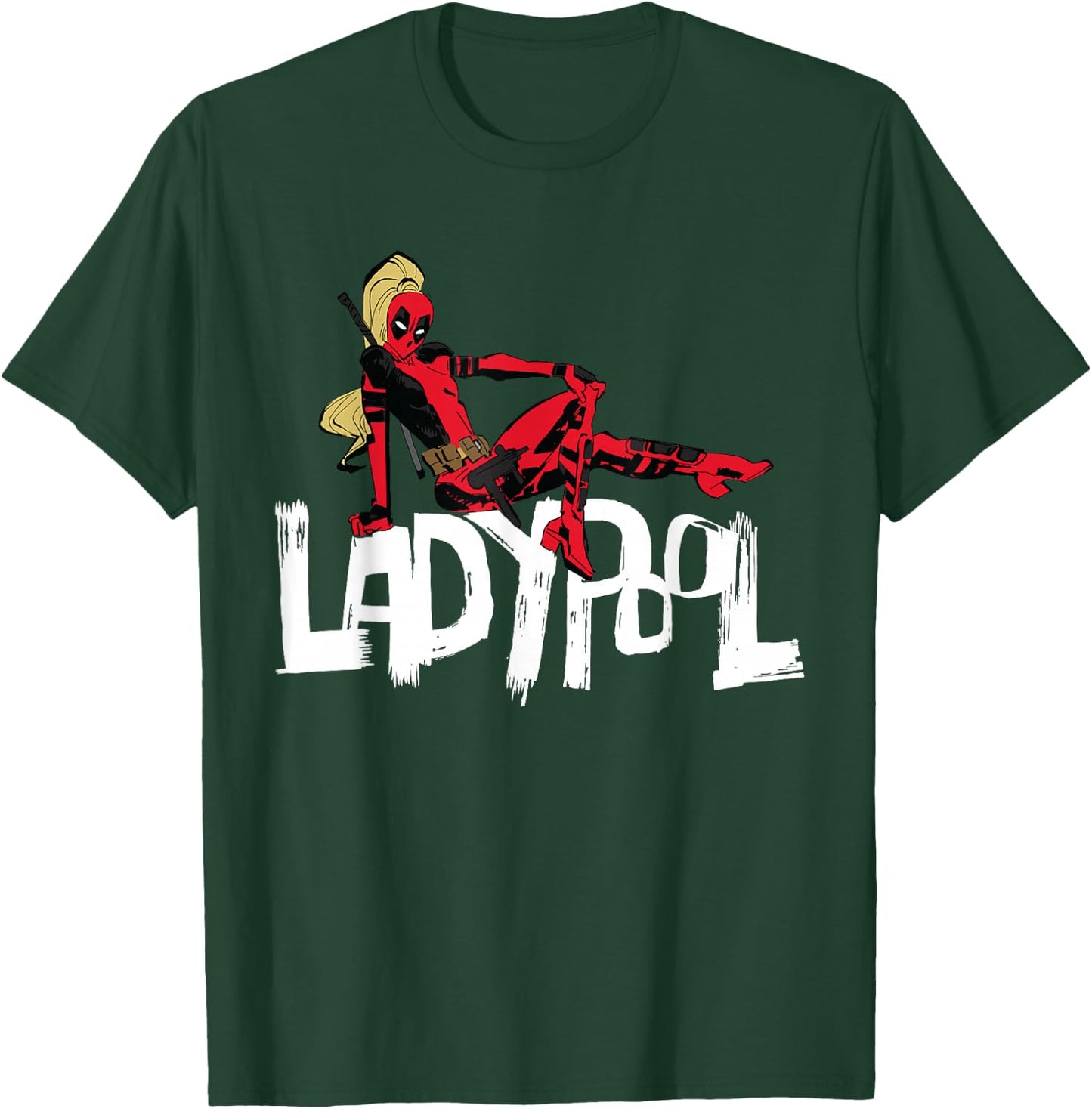 Marvel Studios Deadpool & Wolverine Ladypool Toony Art T-Shirt - T-Shirt | Forest