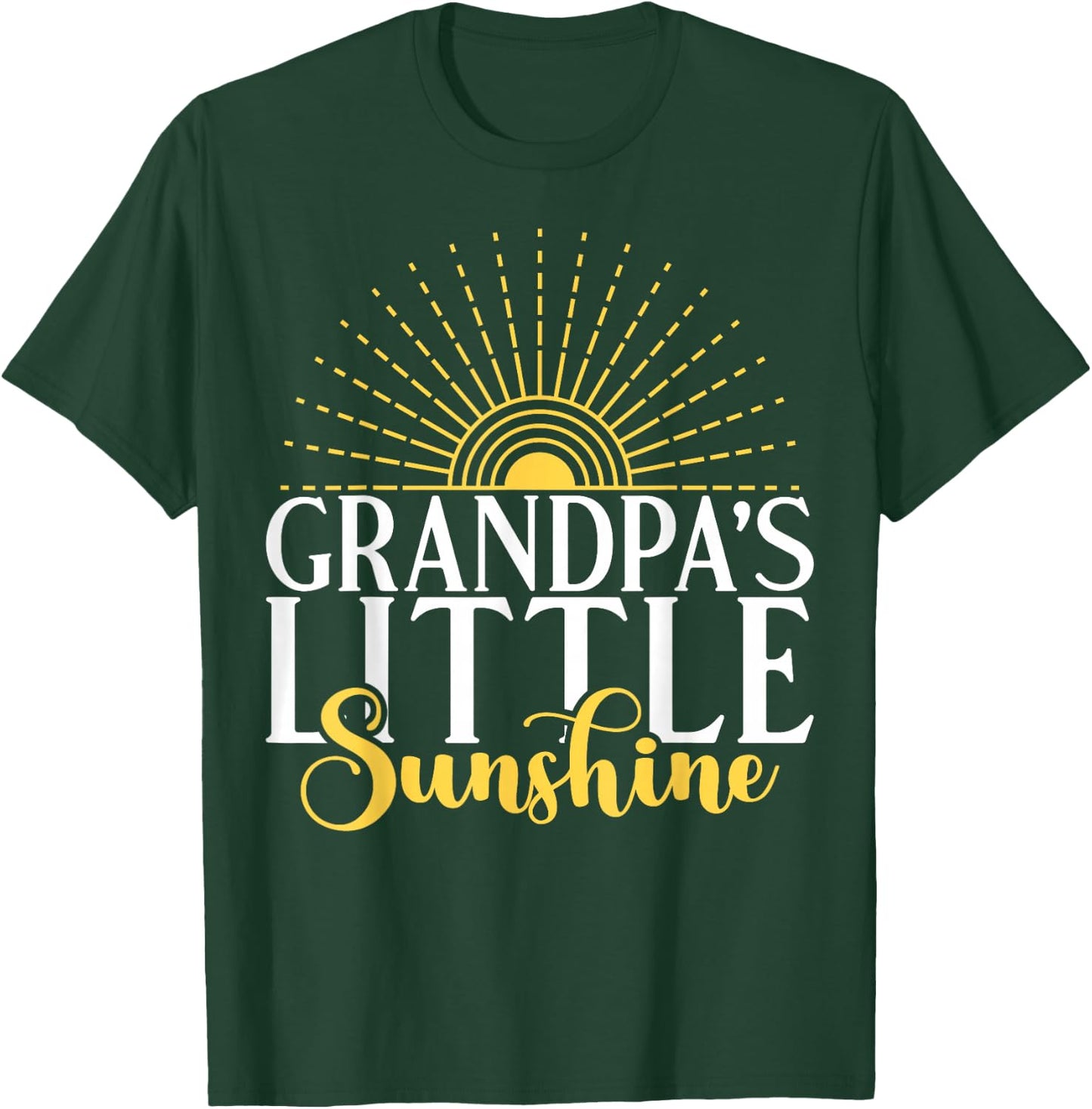 Grandpas little Sunshine Grandson T-Shirt - T-Shirt | Forest